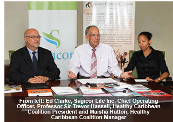 Fruitful Partnership Between Sagicor Life Inc and the Healthy Caribbean Coalition