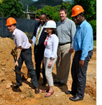 Executive Director of CARPHA breaks ground for new regional lab