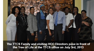 HCC Directors get a tour of the Trinidad & Tobago Cancer Society