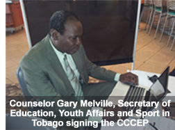 Officials of Tobago lend their support in the fight against cervical cancer