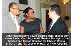 The Trinidad and Tobago Coalition for Tobacco Control (TTCTC) on Track
