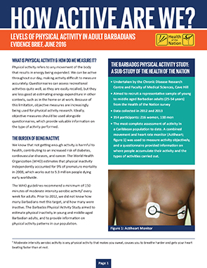 Physical Activity Evidence Brief
