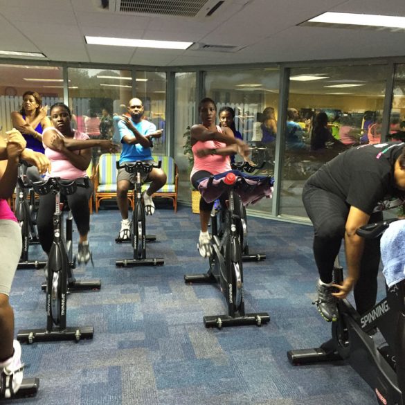 Sagicor 7 Fitness class