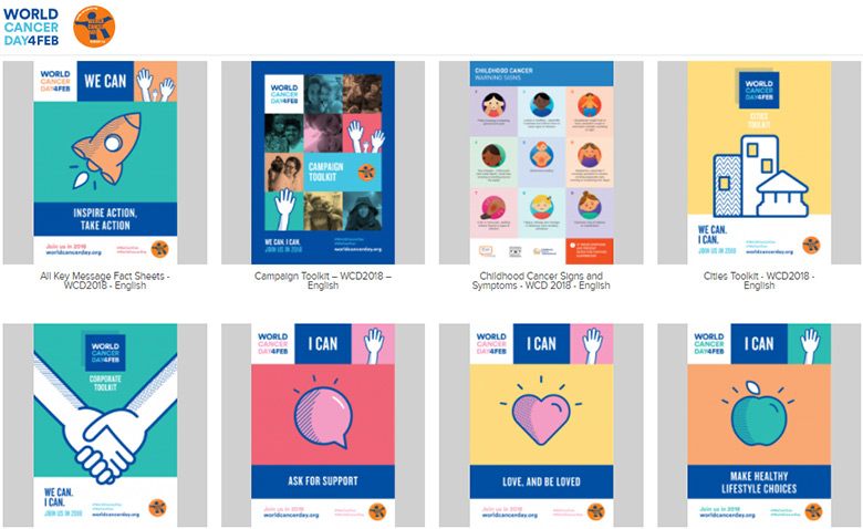World Cancer Day 2018 Advocacy Materials
