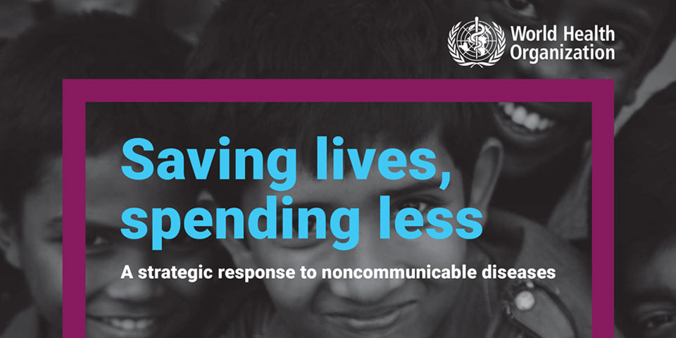 Saving lives, spending less - A strategic response to noncommunicable diseases