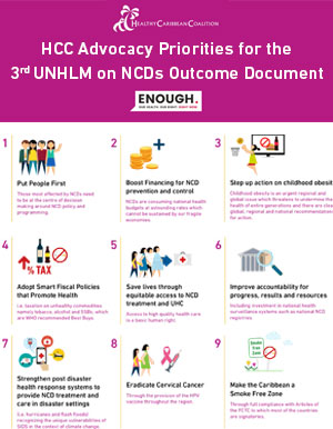 HCC Advocacy Priorities for the 3rd UNHLM on NCDs Outcome Document HCC Advocacy Priorities for the 3rd UNHLM on NCDs Outcome Document