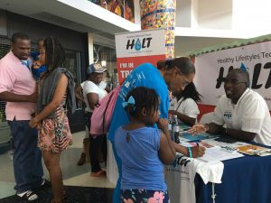 HaLT Health Booth at the Mall of Marathon HaLT Health Booth at the Mall of Marathon