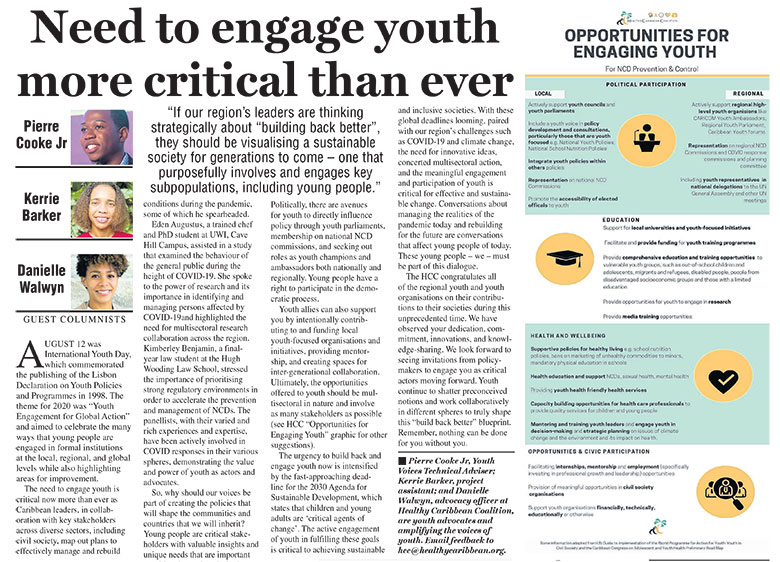 Need To Engage Youth More Critical Than Ever