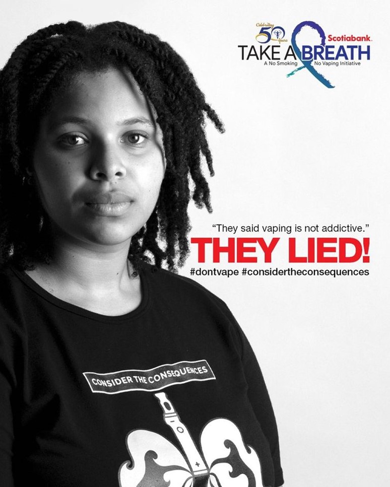 Trinidad and Tobago Cancer Society “Take A Breath” Campaign