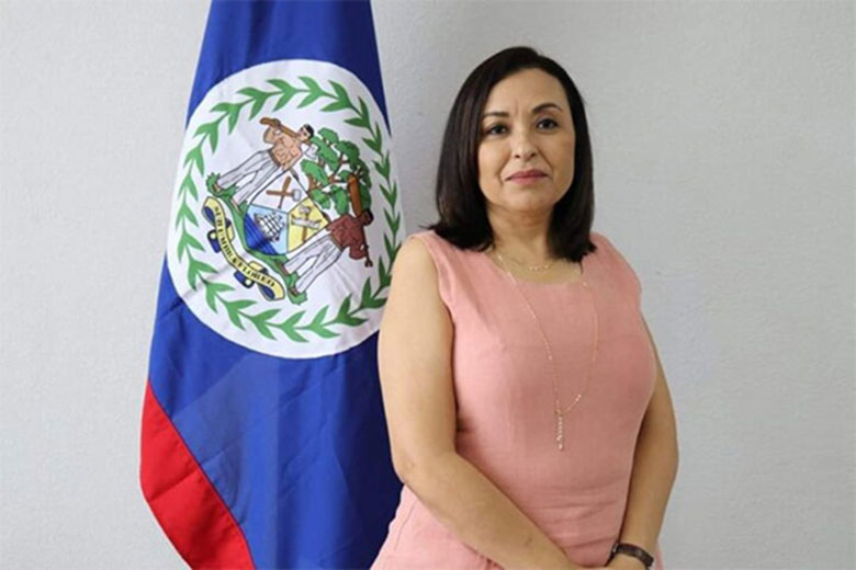 Her Excellency Mrs. Rossana Briceño, the First Lady of Belize Photo: BBN