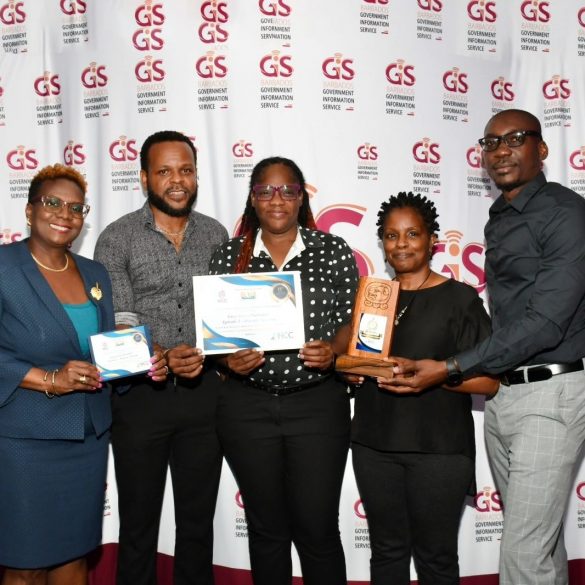 Team BGIS winners of the HFP 23 Caribbean Media Awards 2023 winners