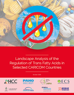 Landscape Analysis of the Regulation of Trans Fatty Acids in Selected CARICOM Countries report cover