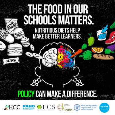 Food in our schools matters graphic