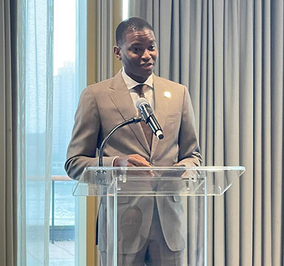 The Honourable Dickon Mitchell, Prime Minister of Grenada